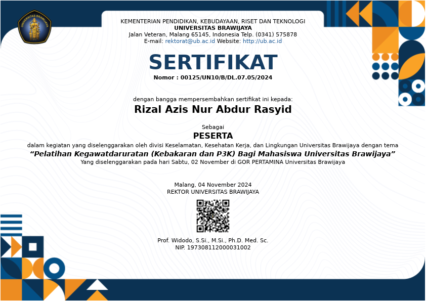 Pelatihan Kegawatdaruratan K3L UB