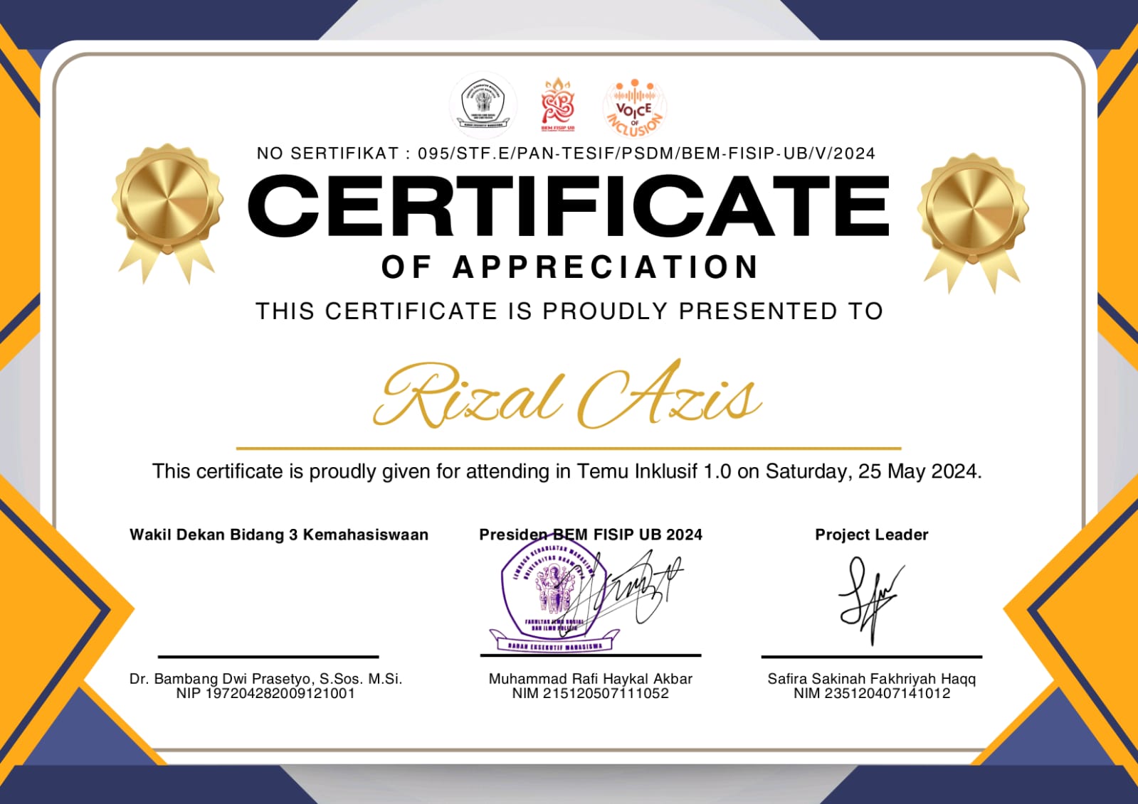 Sertifikat Temu Inklusif 1.0