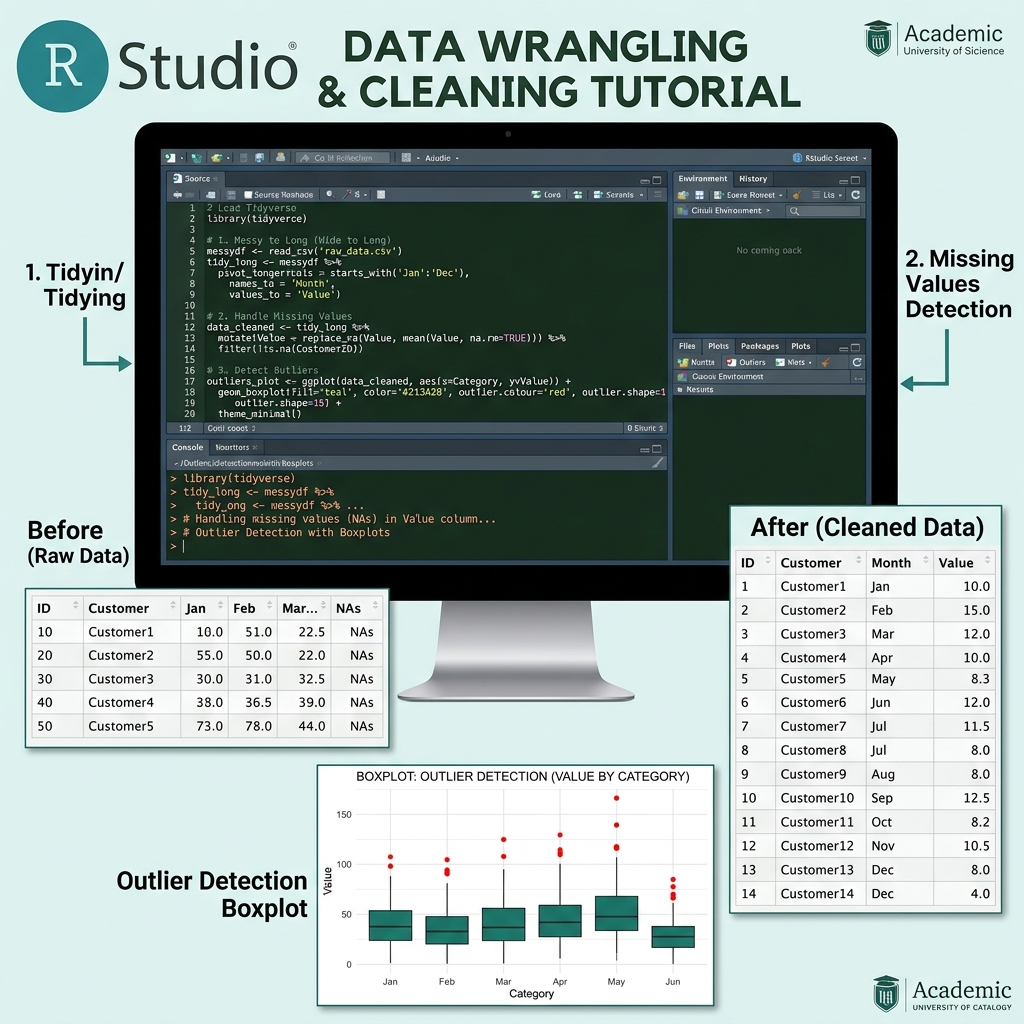 Data Cleaning & Wrangling Tutorial R Studio